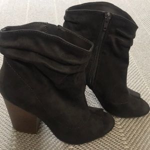 Women’s Peep Toe Booties Size 7